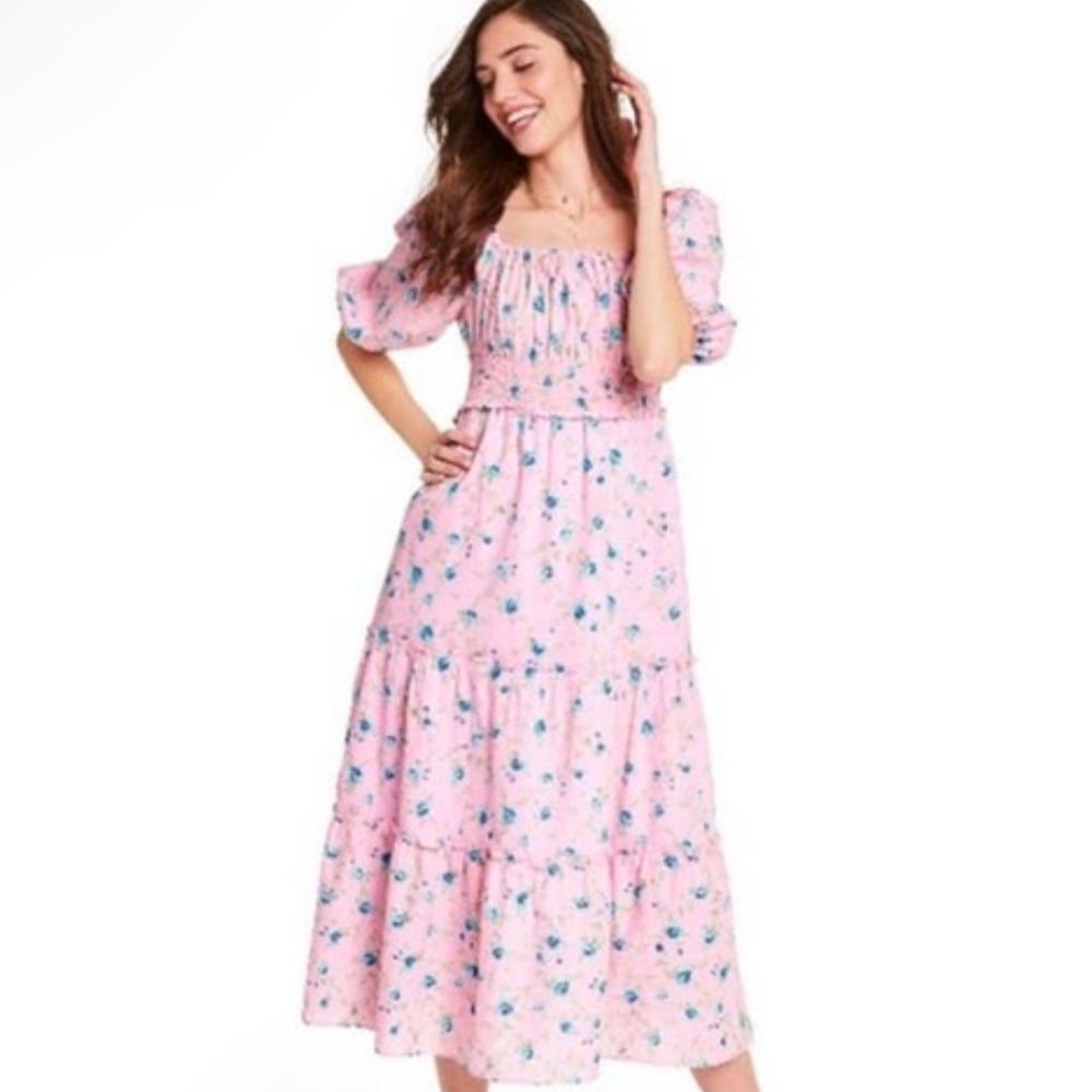 RARE LoveShackFancy x Target Sabine Floral Midi Dress - Picture 4 of 8
